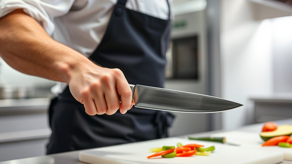 maintain safe ergonomic knife handling