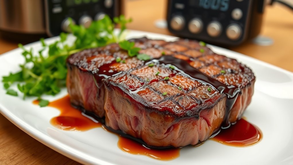 perfectly plated flavorful finish