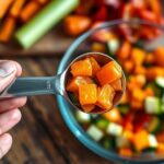 proper vegetable roasting measurements