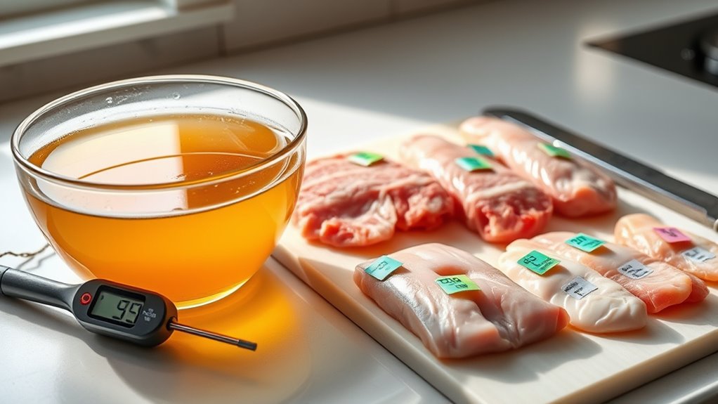 protein specific brining adjustments