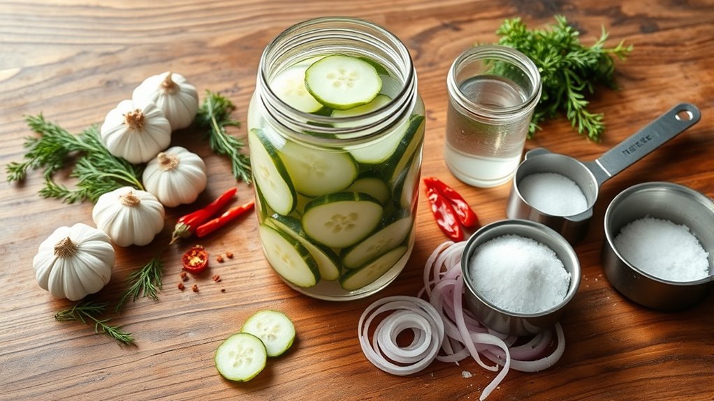 quick vinegar pickling variations