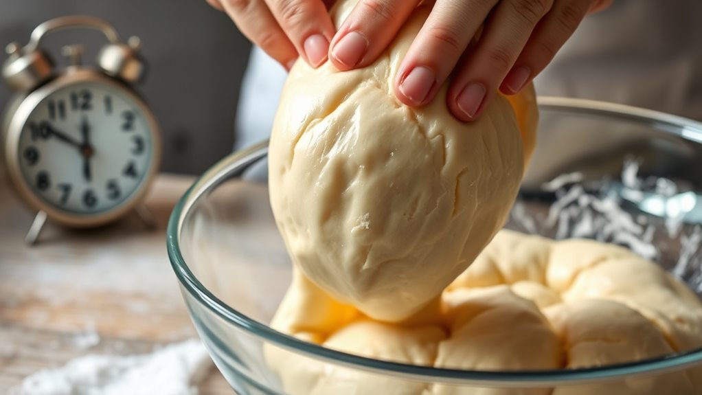 rest enhances dough structure