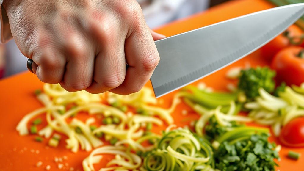 use balanced grip technique