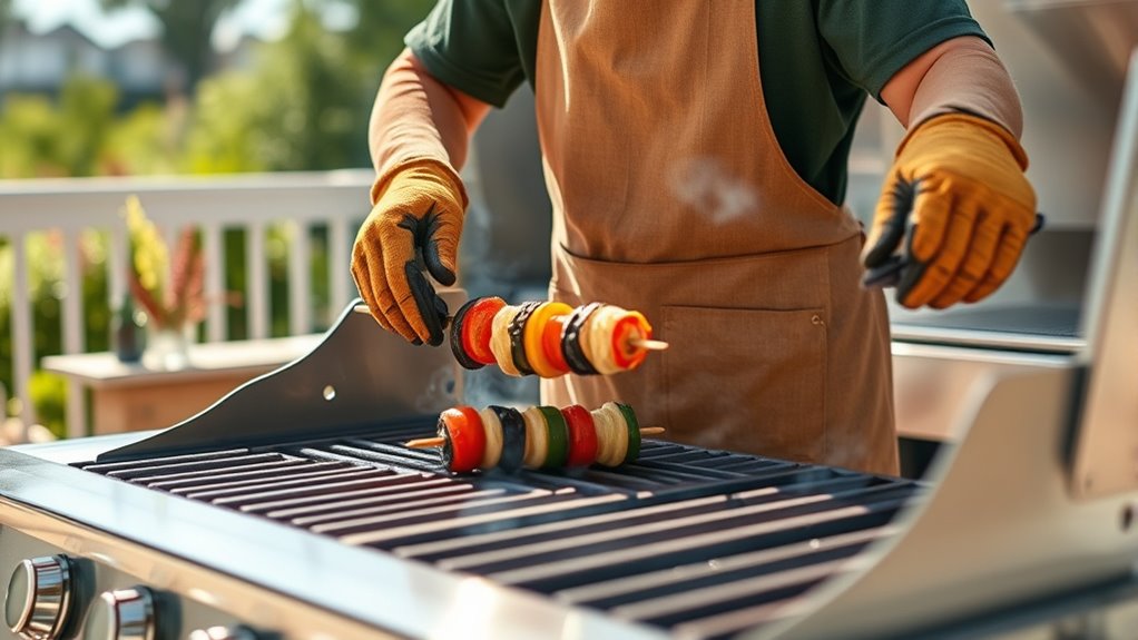 wear flame resistant gloves