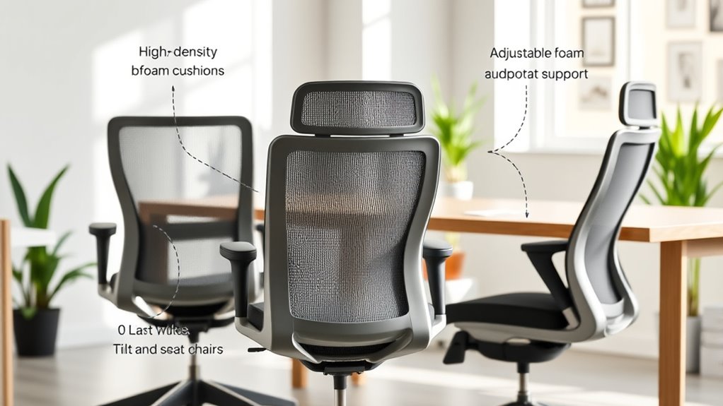 adjustable breathable supportive features