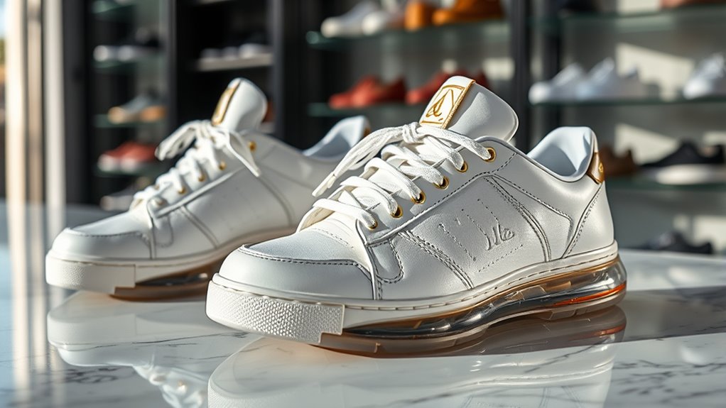 authentic exclusive sneaker features