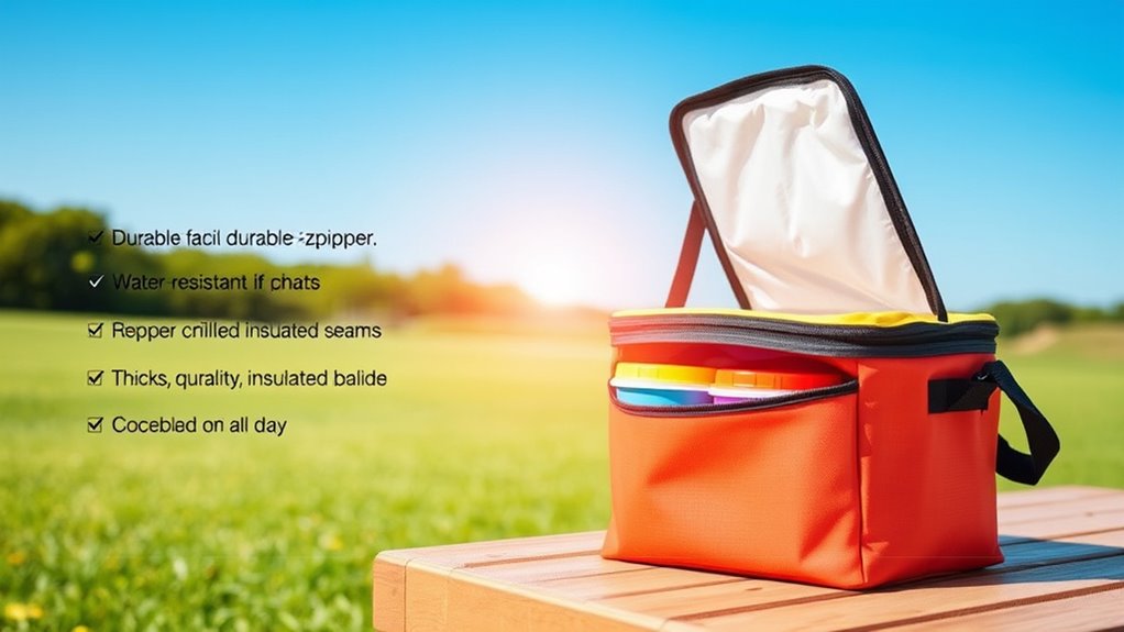 insulation size portability durability