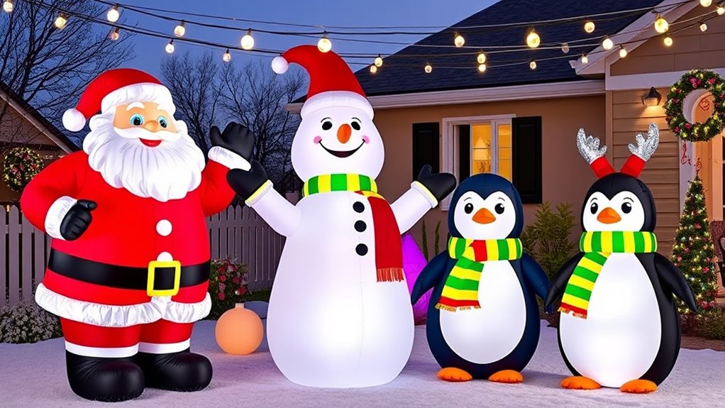 large festive inflatable decorations