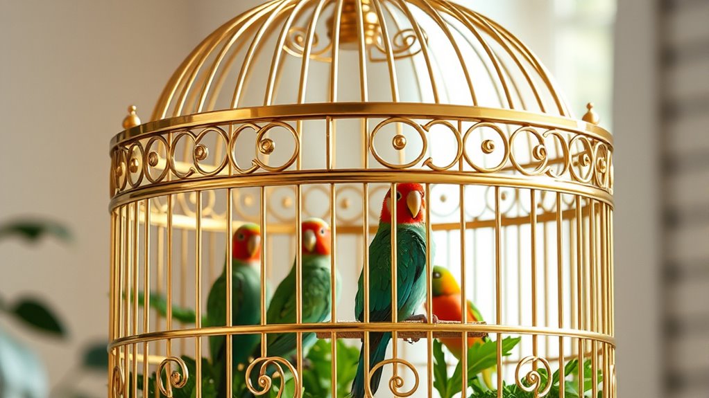 luxury bird cage selection