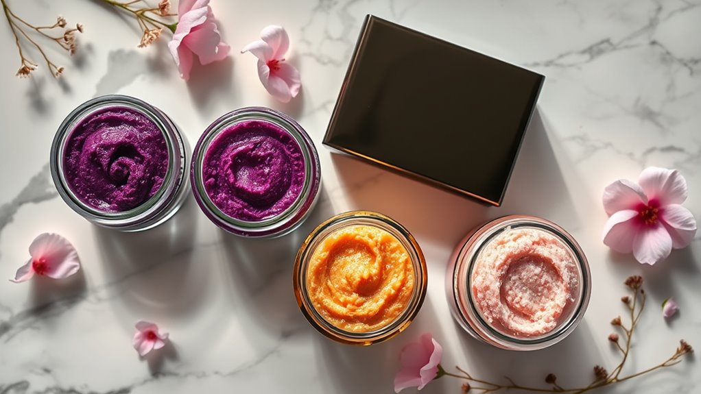luxury body scrub sets