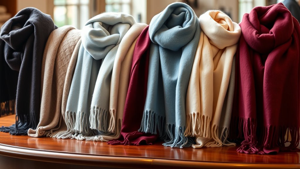 luxury cashmere winter accessories