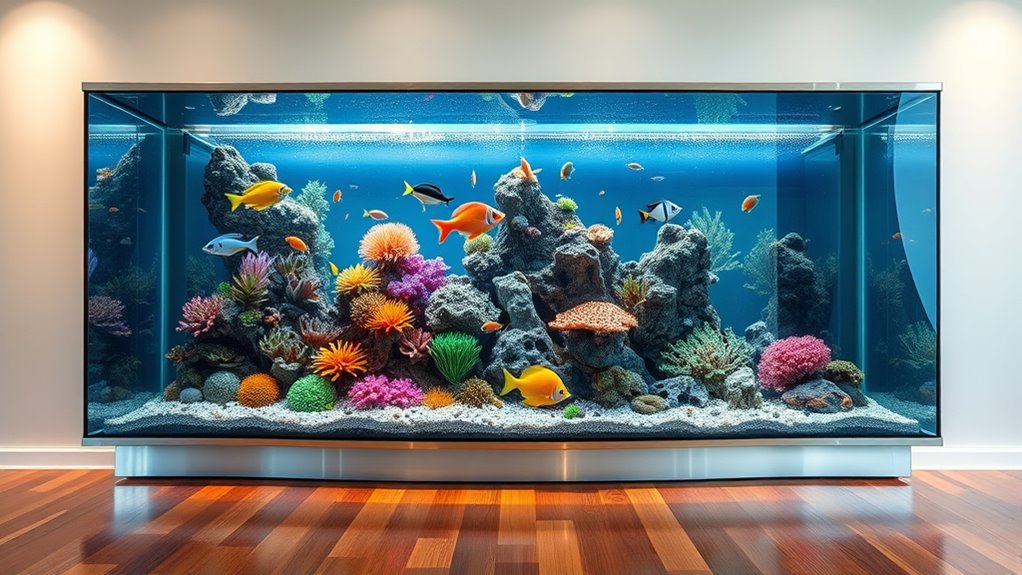 luxury fish tank selection