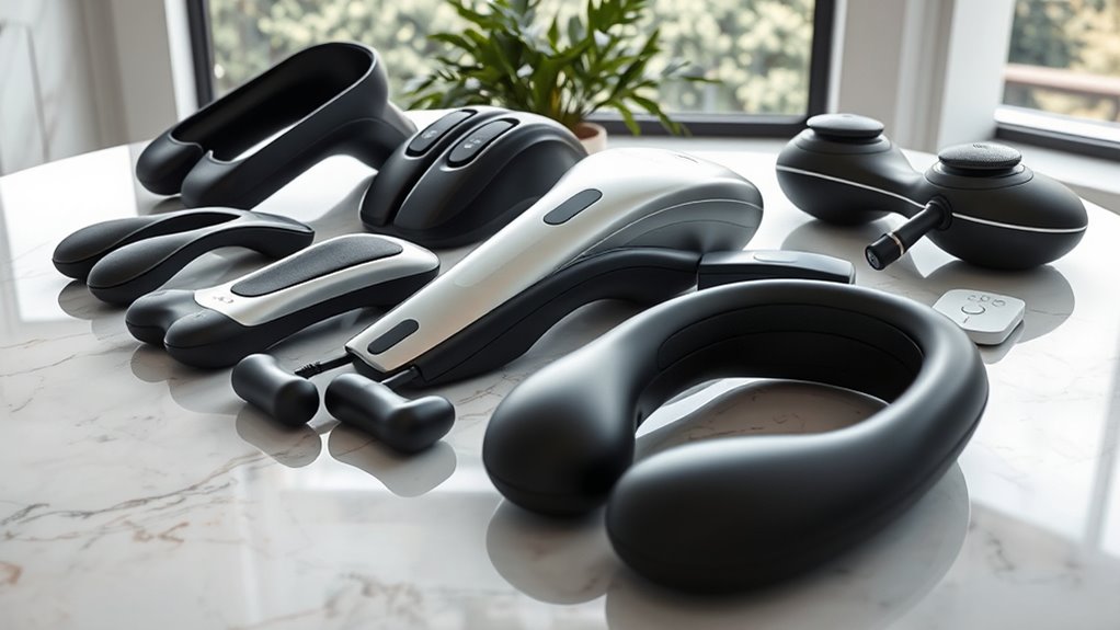 luxury fitness massager selection