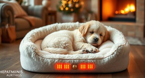luxury heated pet beds
