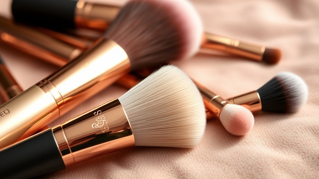luxury makeup brush collection