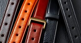 luxury men s leather belts