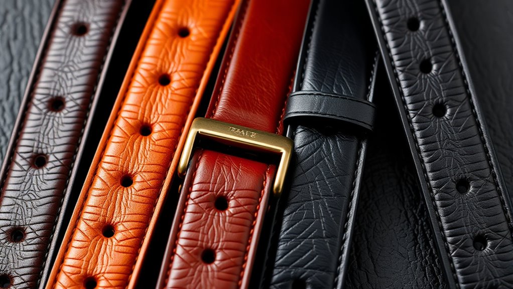luxury men s leather belts