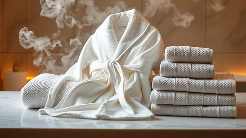 luxury spa robe sets