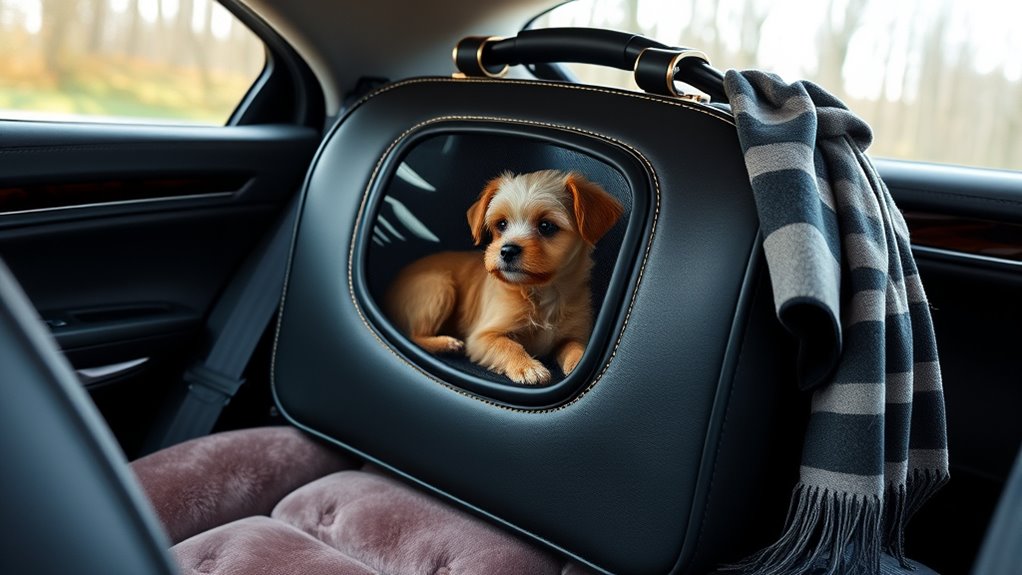 luxury travel dog carriers