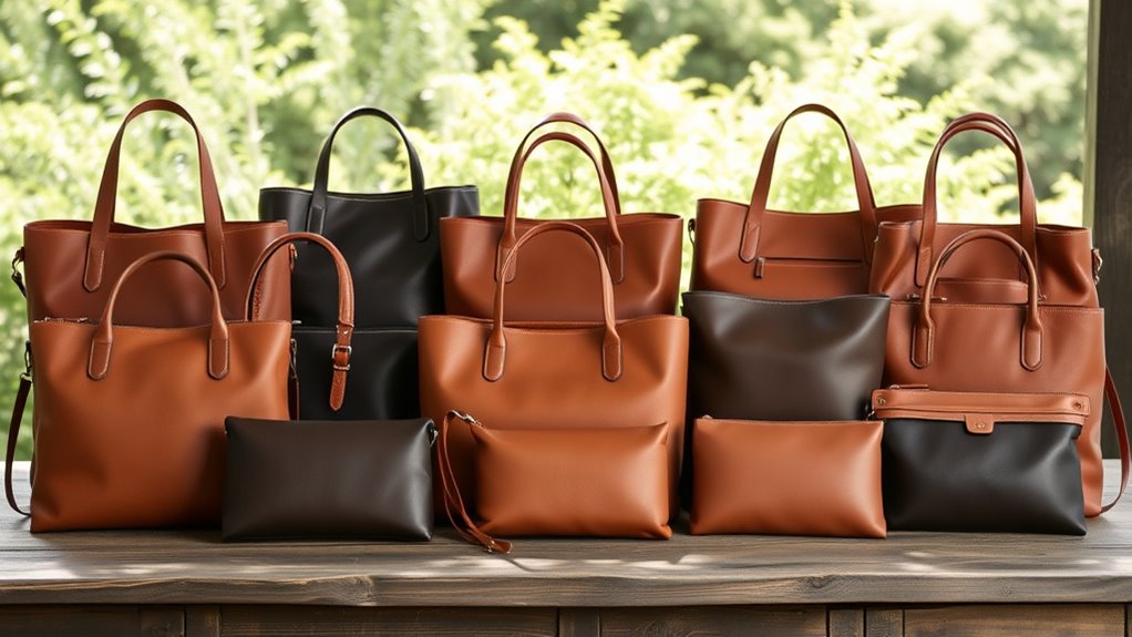 luxury vegan leather handbags