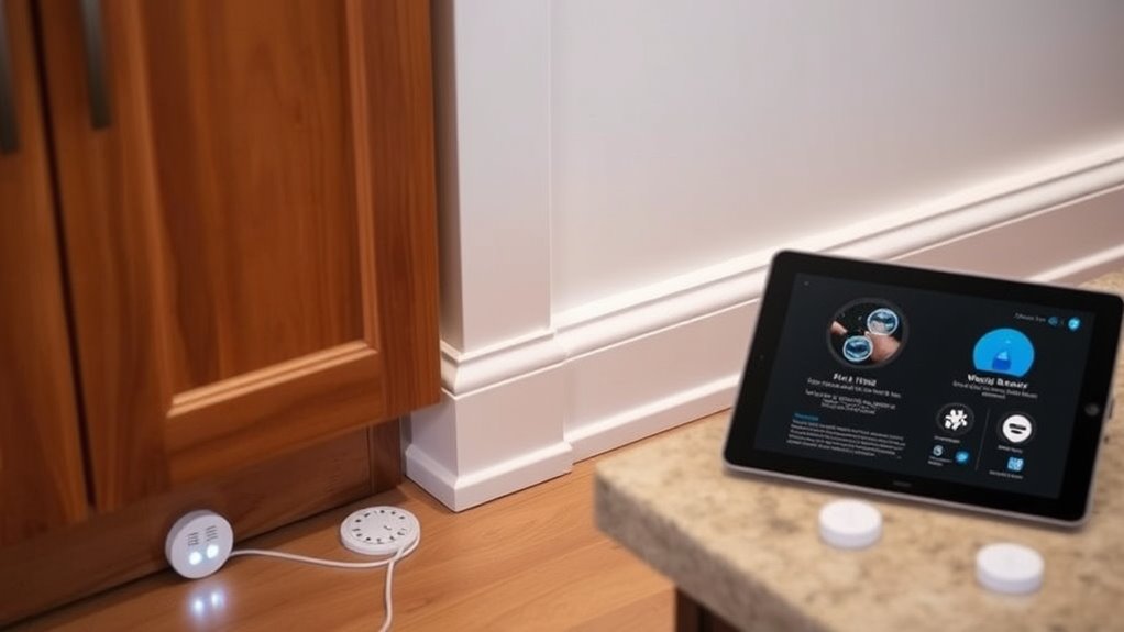 smart home leak sensor features