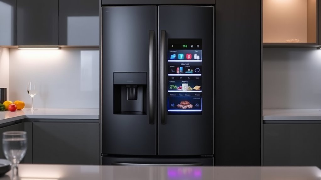 smart refrigerators with touchscreens