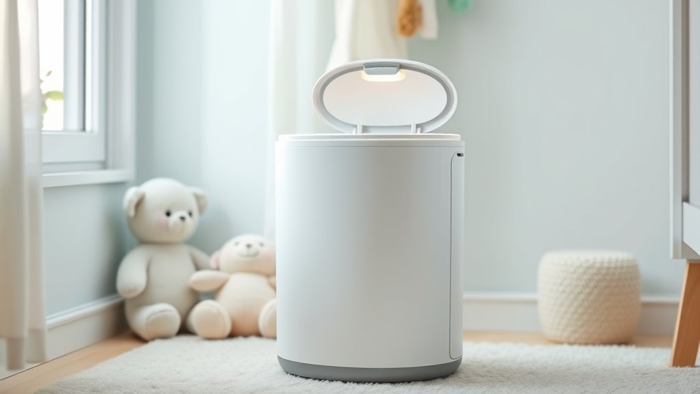 top odor controlling diaper pails