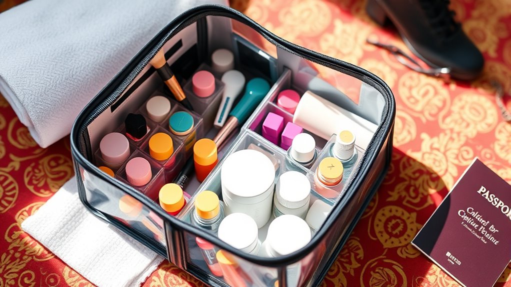 travel toiletry organizer tips