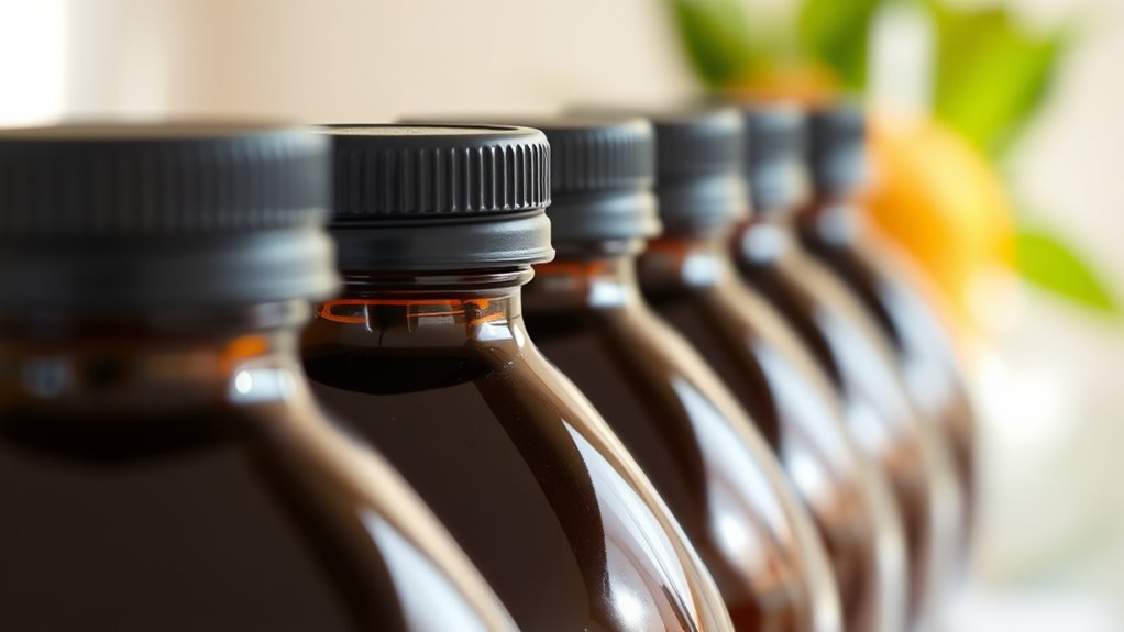 are light blocking bottles effective