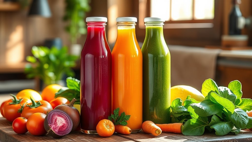 balanced nutritious juice plan