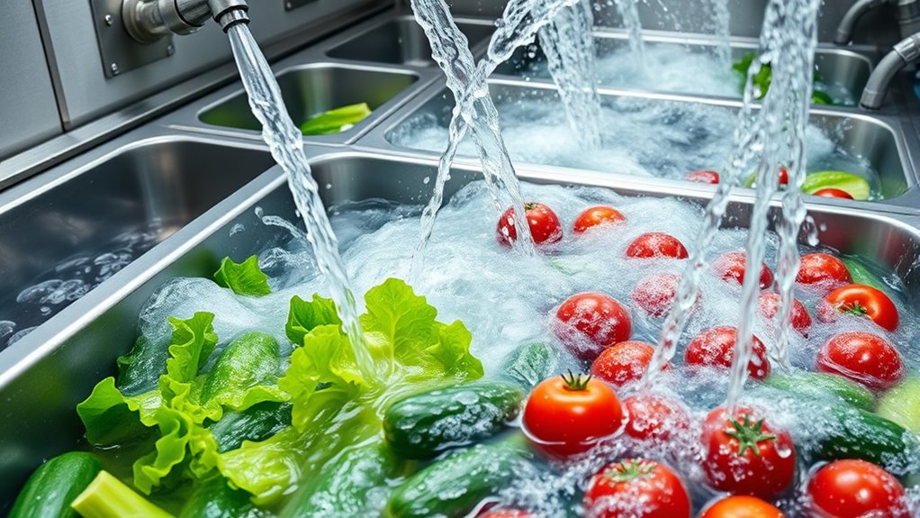 batch produce cleaning efficiency