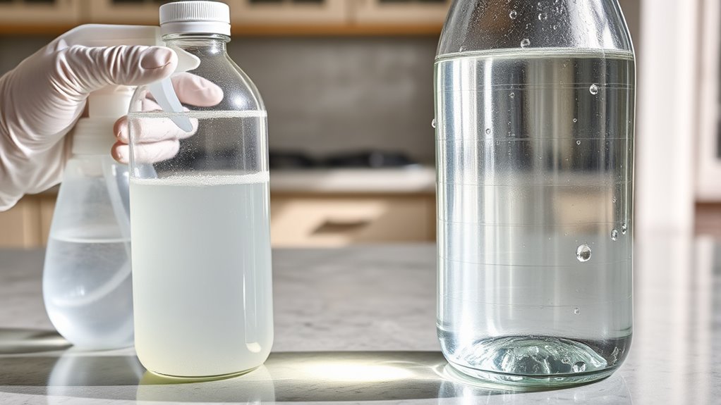 bleach disinfects vinegar eco friendly