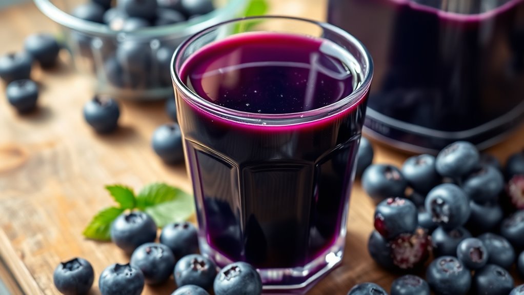 blueberry juice boosts health