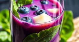 blueberry pineapple spinach smoothie