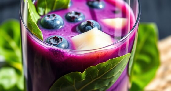 blueberry pineapple spinach smoothie