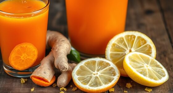 carrot ginger lemon drink