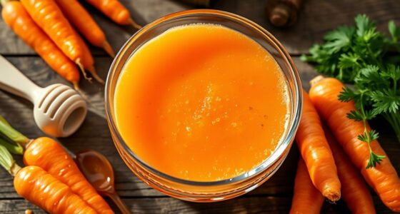 carrot juice flavor yield