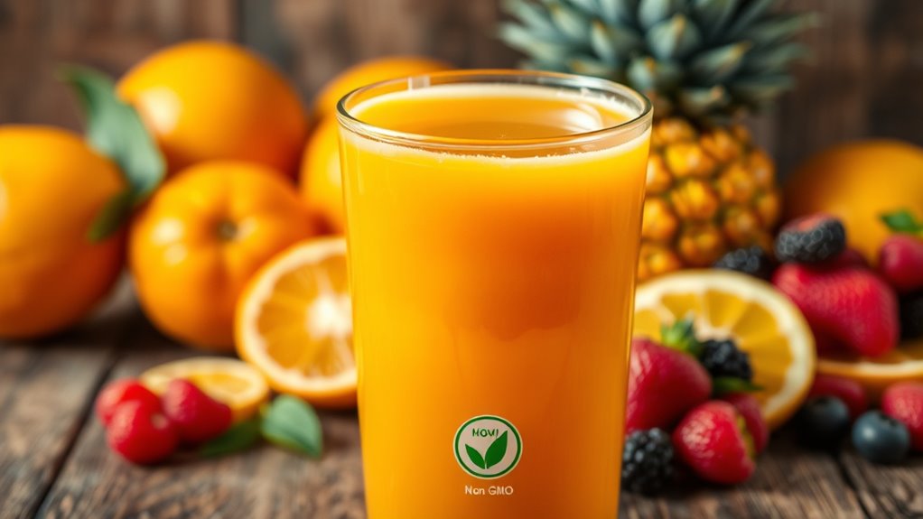 choose certified transparent juices