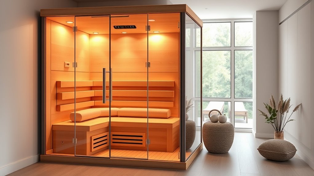 choosing spacious infrared saunas