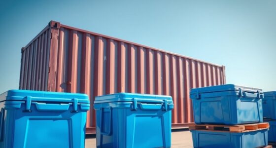 container and cooler scheduling