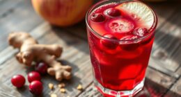 cranberry apple ginger beverage