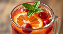 cranberry citrus spark drink