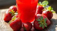 delicate strawberry flavor extract