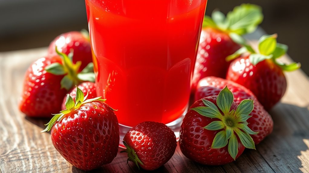 delicate strawberry flavor extract