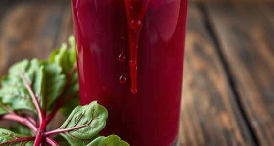 earthy sweet beet juice