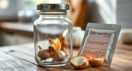 eliminate garlic ginger odors