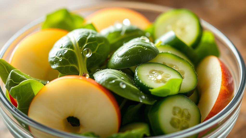 energizing healthy green smoothie