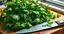 enhance greens using herbs