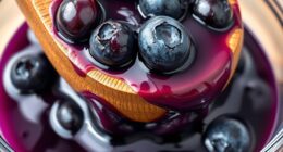 extracting rich blueberry flavor
