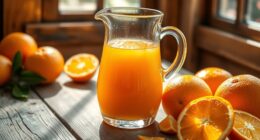 fresh pure juice extraction